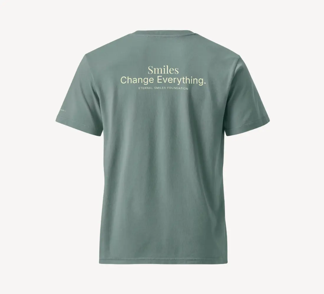 Smiles Change Everything Shirt in Teal