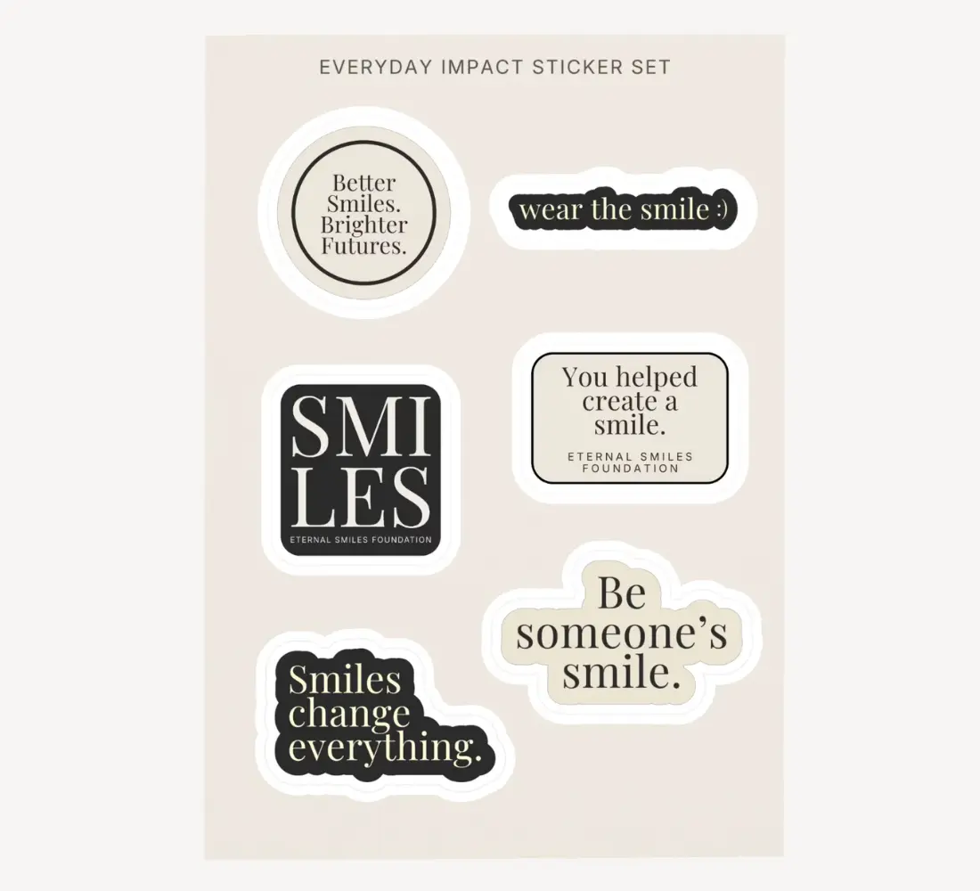 Eternal Smiles Sticker Sheet